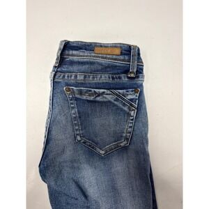 Buckle Black Fit No 53 Skinny Jeans Womens 24x32 Mid Rise Blue‎ Stretch